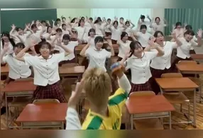 O influenciador japonês Koyama Ginjiro viralizou nas redes com vídeo dançando "pagode baiano".