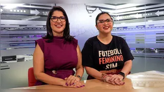 riscila Belfort recebe Eveline Maia, comunicadora, mãe e criadora do projeto Uma Mulher do Futebol no DOL Delas.