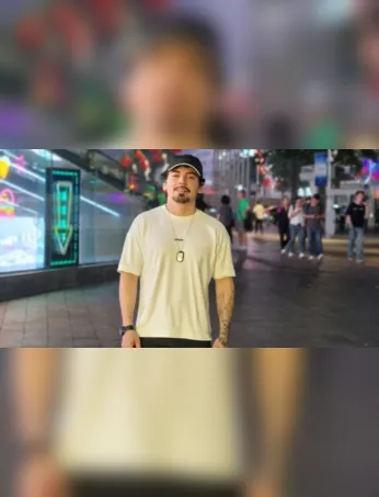 Bruno Mafra em registro publicado nas redes sociais durante viagem pela China, enquanto aguarda o julgamento de seu recurso na Justiça do Pará.