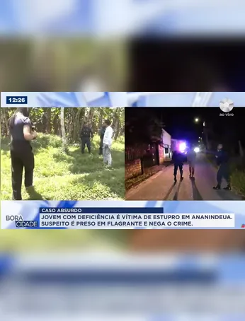 A Polícia Militar foi acionada e prendeu o suspeito de estuprar o jovem.
