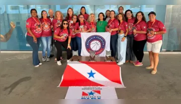 Imagem ilustrativa da imagem Atletas paraenses conquistam medalhas no Norte-Nordeste de Basquete Master