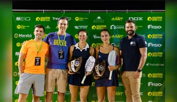 Imagem ilustrativa da imagem Dupla brasileira é campeã do Amazônia Open em Marabá