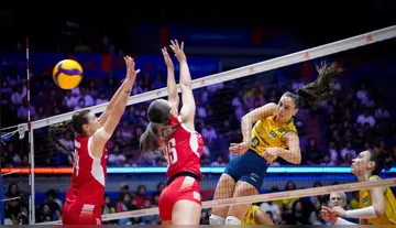 Imagem ilustrativa da imagem Brasil vence Polônia e se classifica para a fase final da VNL