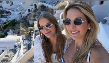 Imagem ilustrativa da imagem Ticiane Pinheiro e Rafa Justus exibem viagem pela Grécia; veja fotos