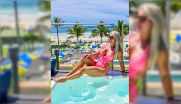 Imagem ilustrativa da imagem Musa do Onlyfans, mulher de ex-ator global exibe físico musculoso