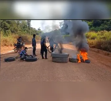 Imagem ilustrativa da imagem Indígenas fecham ponte na BR-422 em protesto no Pará