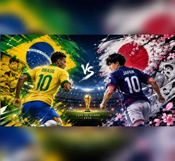 Imagem ilustrativa da imagem Brasil x Japão: quando a Copa encontra o universo dos animes