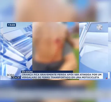 Imagem ilustrativa da imagem Criança é atingida por vergalhão transportado em moto no Marajó