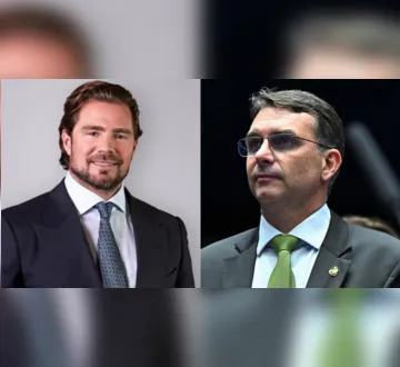 Imagem ilustrativa da imagem Flávio Bolsonaro cobra R$ 134 milhões de Vorcaro em áudio