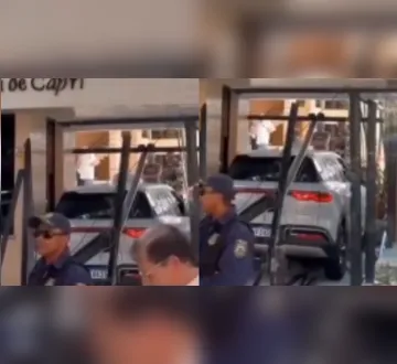 Imagem ilustrativa da imagem Motorista perde controle e invade edifício em São Brás
