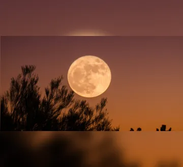 Imagem ilustrativa da imagem Lua de Morango ilumina o céu hoje (29/06);&nbsp;veja como observar
