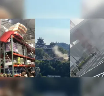 Imagem ilustrativa da imagem Terremoto de 7,1 deixa feridos e desaparecidos no sul do Japão