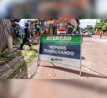 Imagem ilustrativa da imagem Prefeitura entrega obra e anuncia nova pavimentação na Terra Firme