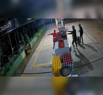 Imagem ilustrativa da imagem Câmeras registram assalto em posto de combustíveis no Pará