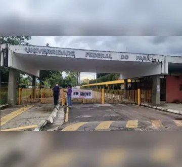 Imagem ilustrativa da imagem Servidores da UFPA fecham portões durante Dia Nacional de Luta