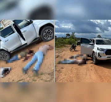 Imagem ilustrativa da imagem Três homens são encontrados mortos em caminhonete no Pará