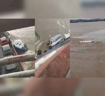 Imagem ilustrativa da imagem Lancha afunda após tentativa de alcançar balsa em Santarém