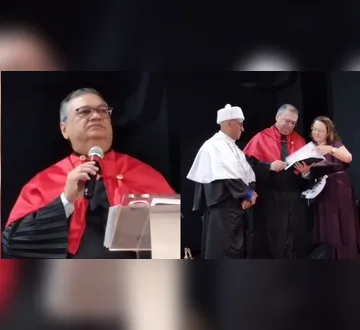 Imagem ilustrativa da imagem Flávio Dino recebeu o título de Doutor Honoris Causa da UFPA