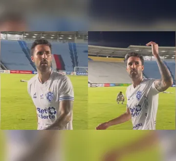 Imagem ilustrativa da imagem Ítalo explica desabafo após gol da vitória do Paysandu
