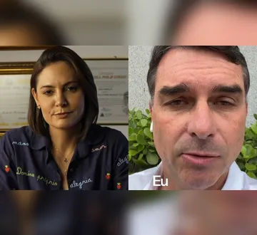 Imagem ilustrativa da imagem Flávio Bolsonaro deve questionar o pai sobre vídeo de Michelle