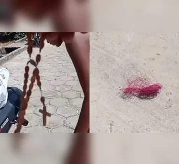 Imagem ilustrativa da imagem Terço impede motociclista de ser degolado por linha de pipa no Pará