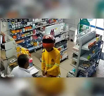 Imagem ilustrativa da imagem Homem se passa por cliente e assalta em farmácia de Belém