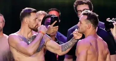 Ruffy vence Chandler no UFC Freedom 250 e surpreende ao pedir sua companheira em casamento após o combate.