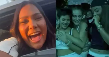 Nas redes socias, ex-BBB descreveu como foi estar cercada de artistas.