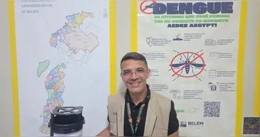 O coordenador do Programa de Controle de Endemias da Sesma, Tadeu Morais, destaca o reforço no combate ao Aedes aegypti e na prevenção da dengue em Belém com as EDLs.
