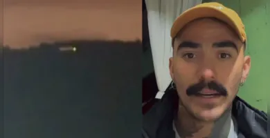 Imagem ilustrativa da imagem Luzes, ruídos e tensão: influenciador posta vídeo e relata OVNI no céu