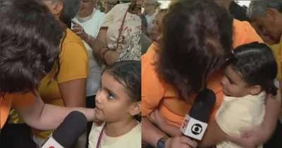 Antonela emocionou a repórter e o público ao falar sobre a saudade da mãe durante entrevista ao vivo.