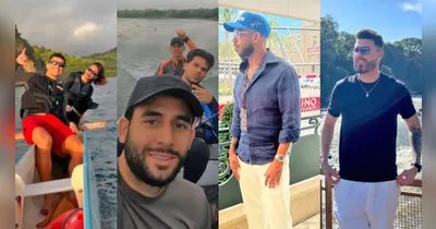 Vitor Bueno, Marcelinho, Patrick e Ivan, curtem momentos de descanso nas férias concedidas pelo Remo