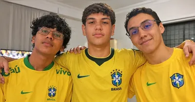 Jovens seguem sonhando com o Hexa