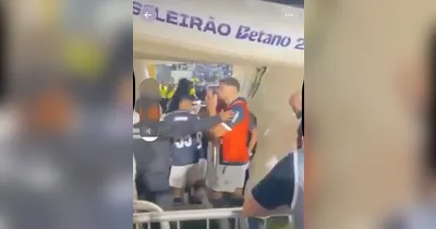 O zagueiro Tassano fez um gesto obsceno para a torcida azulina no último sábado (25).
