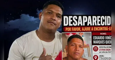 Eduardo Vinicius Marques está desaparecido há sete dias