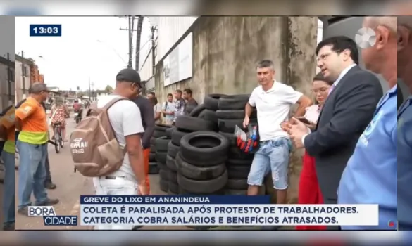 Imagem ilustrativa da imagem Greve paralisa coleta de lixo em Ananindeua