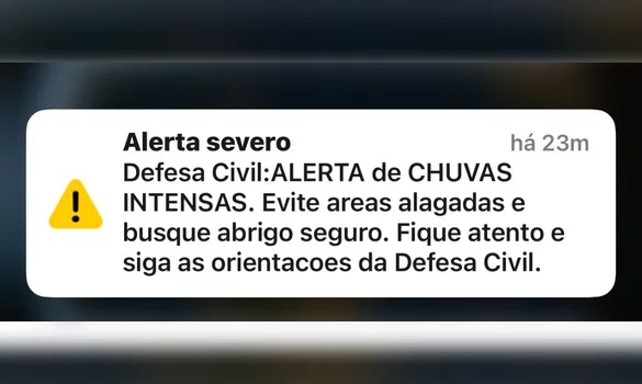 Imagem ilustrativa da imagem Atenção! Defesa Civil emite alerta para chuvas intensas em Belém