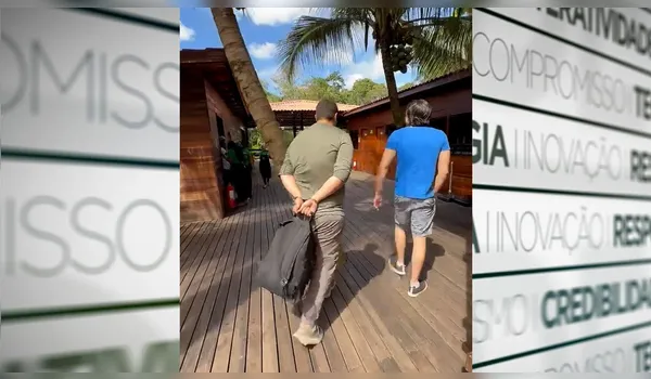O suspeito foi preso na pousada onde estava hospedada