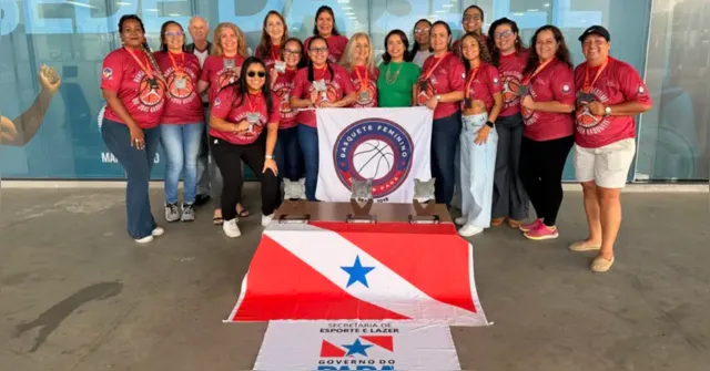 Imagem ilustrativa da notícia Atletas paraenses conquistam medalhas no Norte-Nordeste de Basquete Master