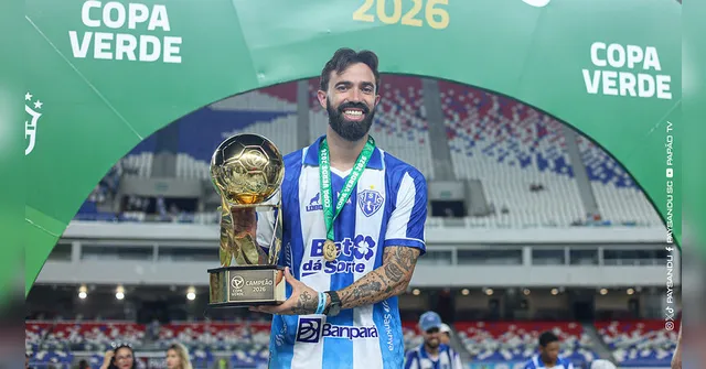 Imagem ilustrativa da notícia Matheus Vargas revela "sonho de voltar a defender o Paysandu na Série B"