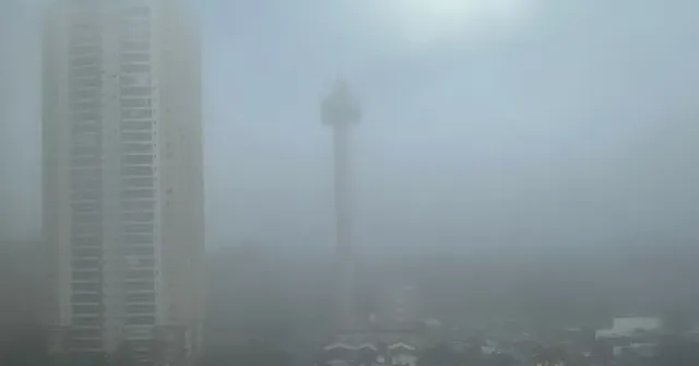 Imagem ilustrativa da notícia Belém amanhece com neblina e alerta de chuvas nesta terça (12)