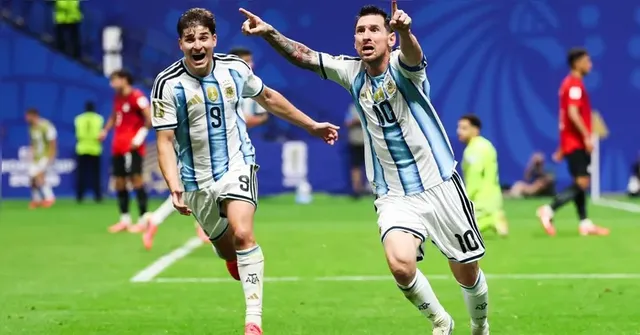 Imagem ilustrativa da notícia Messi leva Argentina à final e amplia marca histórica em Copas
