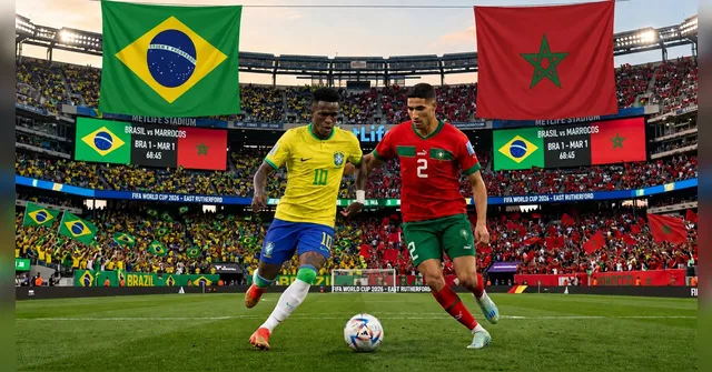 Imagem ilustrativa da notícia Ao vivo: Brasil 0 x 0 Marrocos