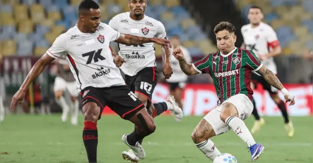 Imagem ilustrativa da notícia Fluminense empata com o Vitória e vê distância para o líder aumentar