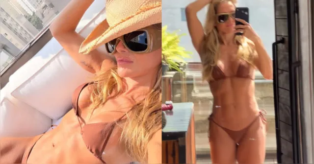 Imagem ilustrativa da notícia Deborah Secco aproveita feriado e exibe abdômen definido