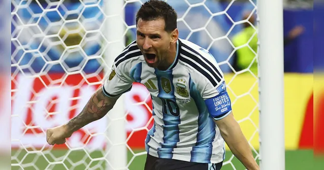 Imagem ilustrativa da notícia Com protagonismo de Messi, Argentina garante vaga na 2ª fase da Copa