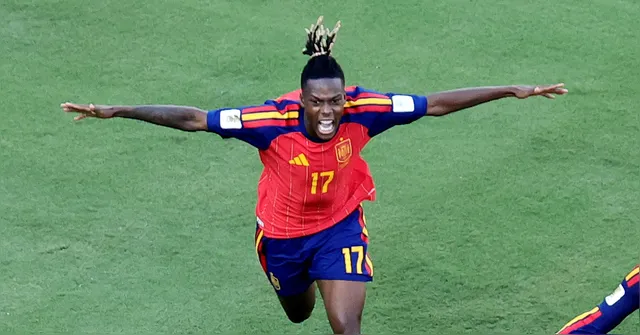 Imagem ilustrativa da notícia Nico Williams dedica título da Espanha ao ídolo Neymar