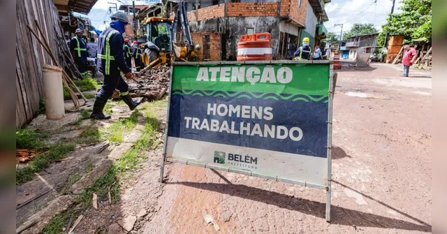 Imagem ilustrativa da notícia Prefeitura entrega obra e anuncia nova pavimentação na Terra Firme