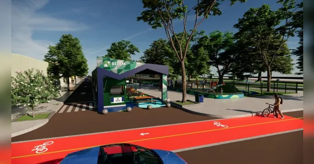 Imagem ilustrativa da notícia Praça Brasil será transformada em novo parque urbano de Belém; veja as imagens