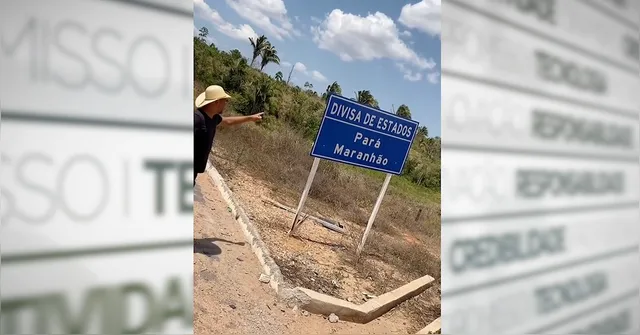 Imagem ilustrativa da notícia Vídeo: influenciador compara estradas na fronteira Pará e Maranhão